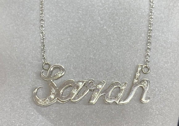9ct & 18ct Gold Custom Name Necklace