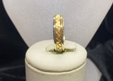 18ct Gold Woven Men's Rings