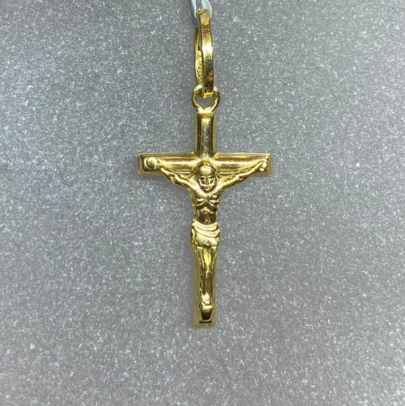 18ct Yellow Gold Crucifix Cross