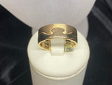 9ct Yellow Gold Men's Puzzle Ring
