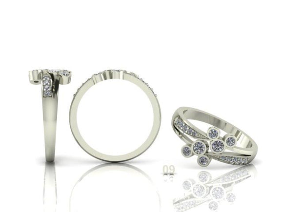 Circle Diamond Ring