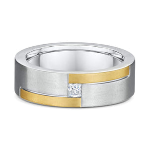 Dora Made to Order: Men's Brushed Diamond Ring