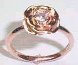 Rose Flower Diamond Ring