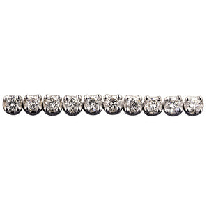 18ct White Gold Diamond Tennis Bracelet