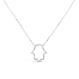 18ct Gold Diamond Hasma Necklace