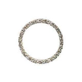 9ct & 18ct White Gold Diamond Circle Slider Pendant