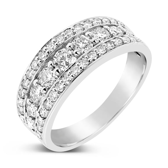 18ct White Gold Diamond Ring