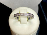 18ct White Gold Diamond Band