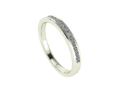 Channel Set Brilliant Cut Diamond Band