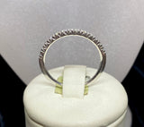 18ct White Gold Diamond Band