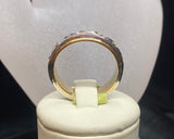 9ct Two Tone Men's Wave Ring