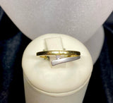 18ct Two Tone Diamond Ring