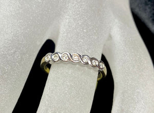 9ct Two Tone Diamond Ring