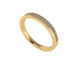 Channel Set Brilliant Cut Diamond Band