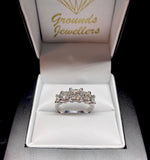 5 Stone Princess Cut Diamond Ring