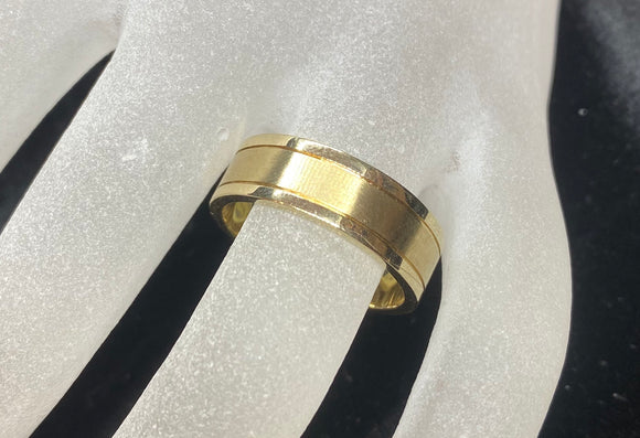 9ct Yellow Gold Men's Ring