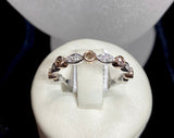 9ct Two Tone Diamond Ring