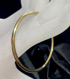 9ct Yellow Gold Children's Hollow Bangle