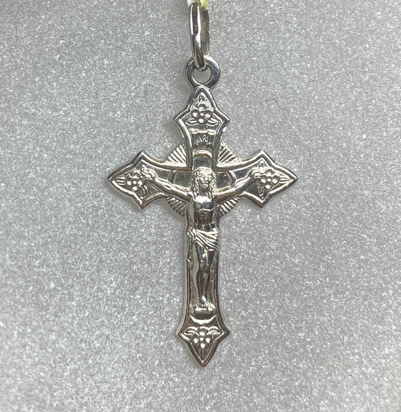 9ct & 18ct Gold Ornate Crucifix