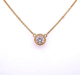 Made to Order: Solitaire Diamond Necklace Pendant ~ Find your Perfect Piece