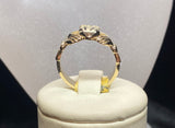 9ct Yellow Gold Irish Claddagh Ring