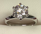 6 Claw Solitaire Brilliant Cut Diamond Ring