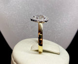 Pear Shape Diamond Halo Ring