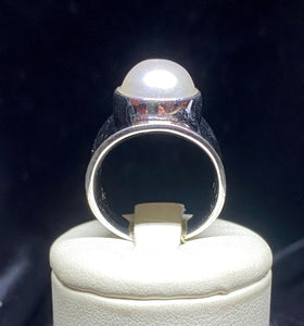 Sterling Silver Mabe Pearl Ring