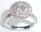 Double Halo Brilliant Cut Diamond with Diamond Shoulders