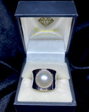 Sterling Silver Mabe Pearl Ring