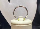 9ct White Gold Men's Geometric Ring