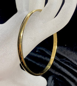 9ct Yellow Gold Solid Bangle