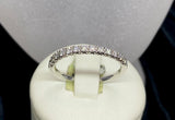 18ct White Gold Diamond Band