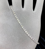 18ct White Gold Diamond Tennis Bracelet