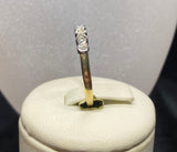 9ct Two Tone Diamond Ring